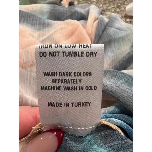 Suki So Kimono Blue Peach - Picture 7 of 9